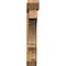Ekena Millwork Balboa Slat Rough Sawn Bracket w/ Offset Brace, Western Red Cedar, 8"W x 48"D x 48"H BKT0806X48X48BOA06RWR - alternate 4